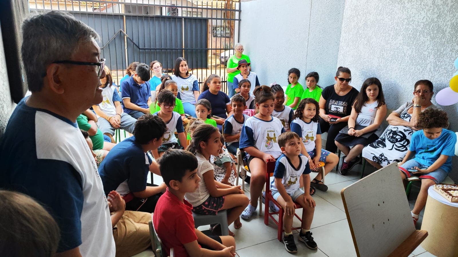 Músicos em ação